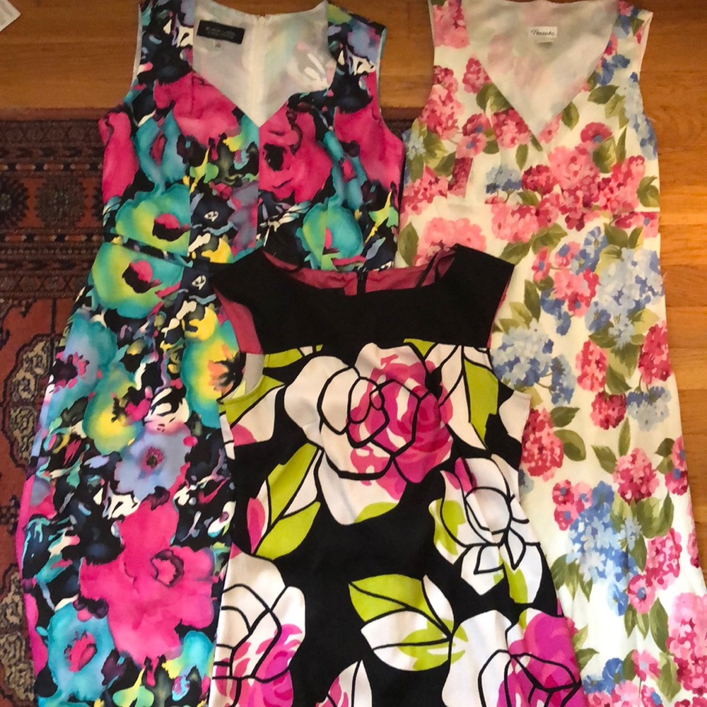 3 dresses,